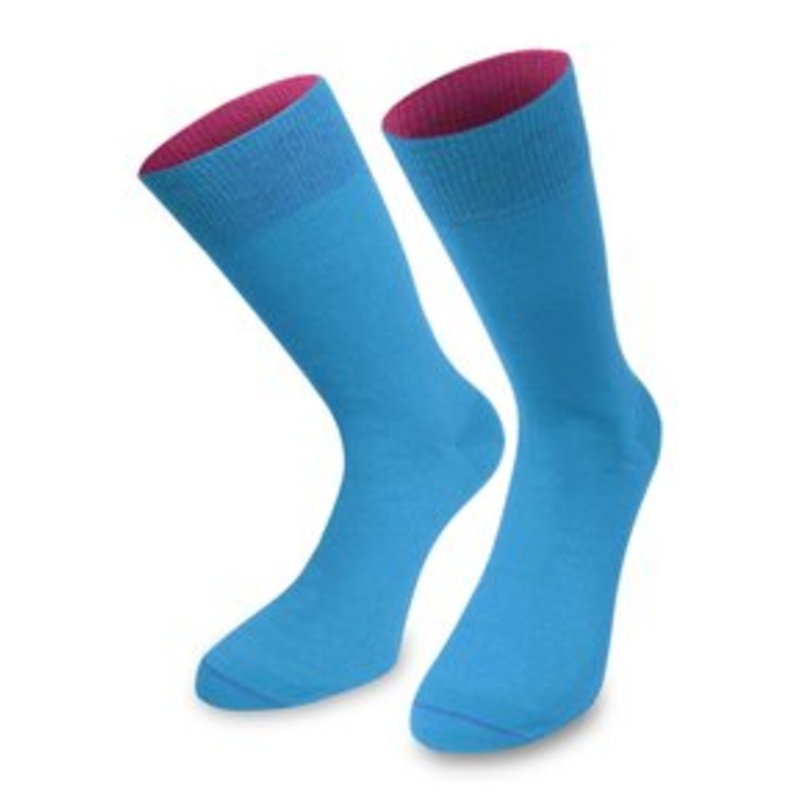 Normani MID CUT SOCKS BI-COLOR – Socken – trkis/beere/trkis