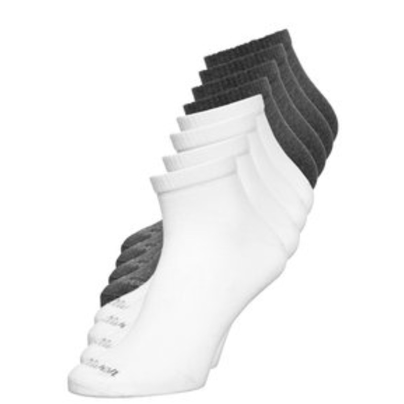 s.Oliver UNISEX ESSENTIALS QUARTER 8PACK – Socken – white/grey/wei