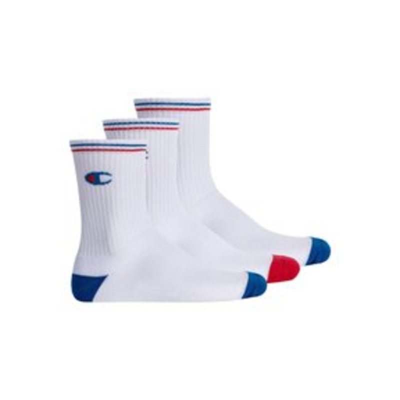 Champion 3PACK CREW – Sportsocken – white/wei