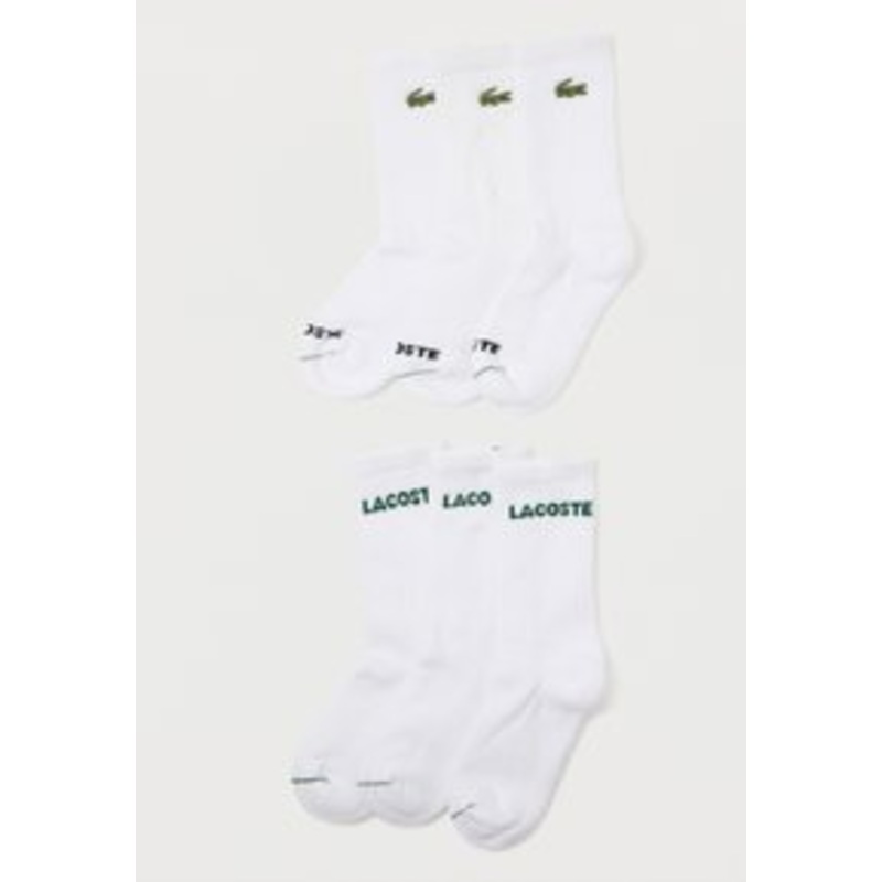 Lacoste CREW SOCK 6 PACK UNISEX – Socken – blanc/wei
