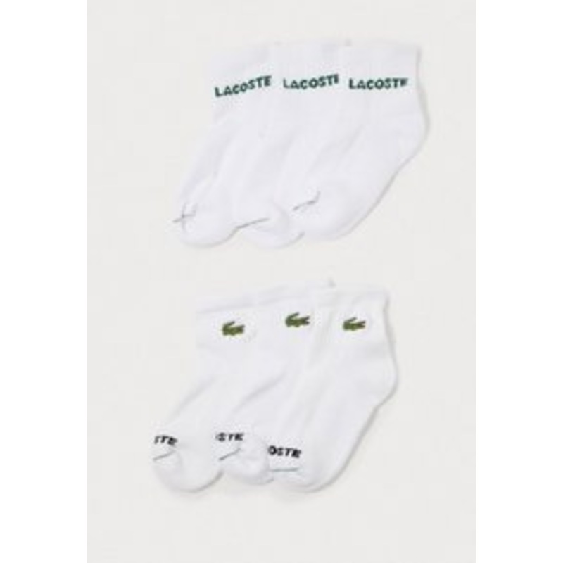 Lacoste QUARTER SOCK 6 PACK UNISEX – Socken – blanc/wei