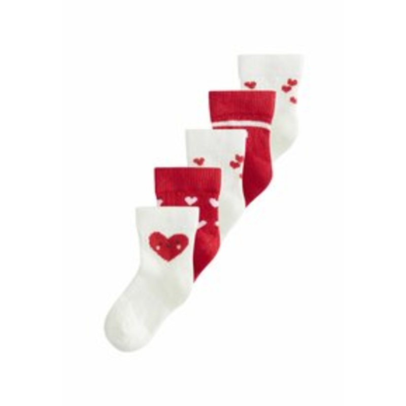 Next 5 PACK – Socken – red heart/rot