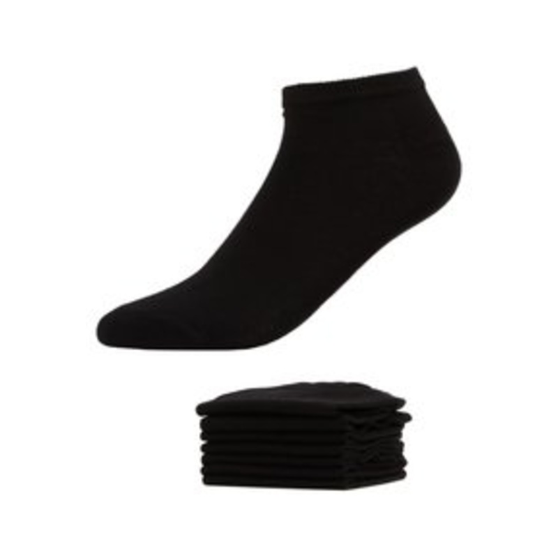 Pier One 7 PACK – Socken – black/schwarz