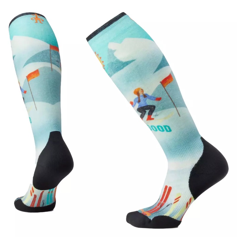 Smartwool Women’s Ski Snow Bunny Print Over The Calf Socks
