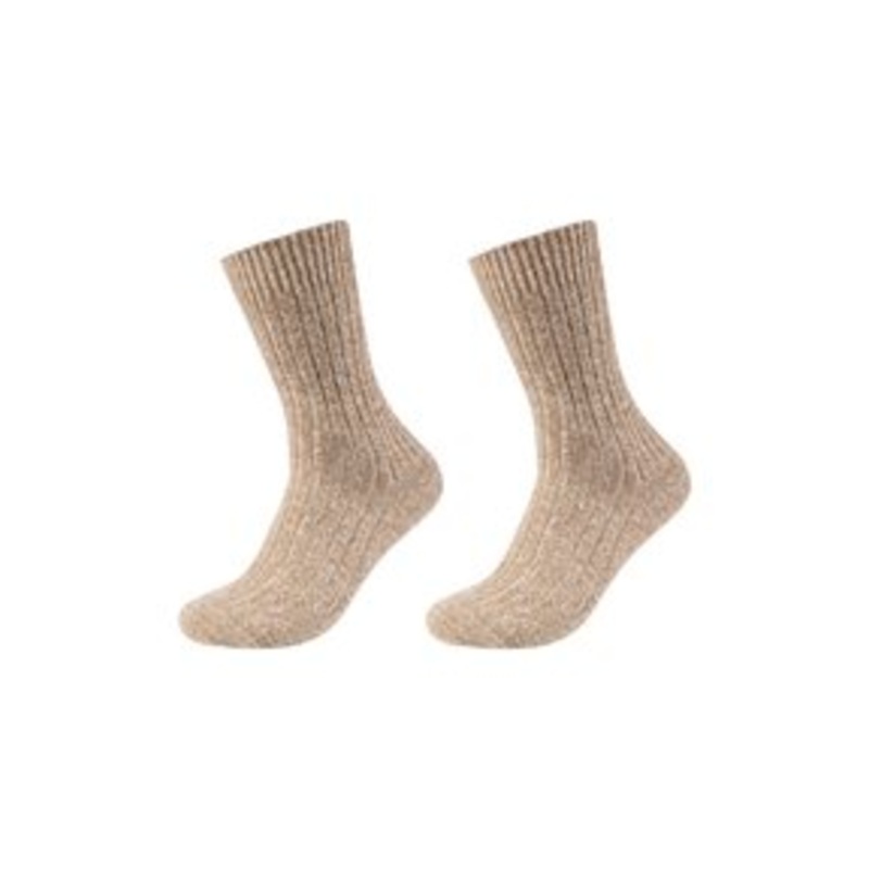camano ONLINE COSY UNISEX 2 PACK – Socken – sepia tint/hellbraun