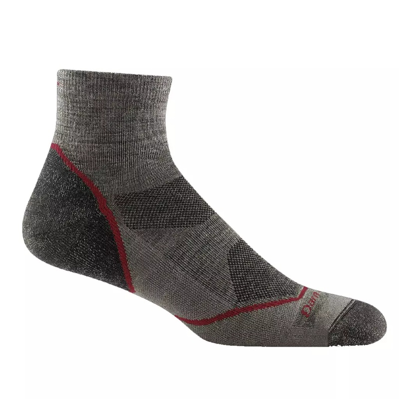 Darn Tough Men’s Light Hiker Quarter Lightweight Hiking Sock