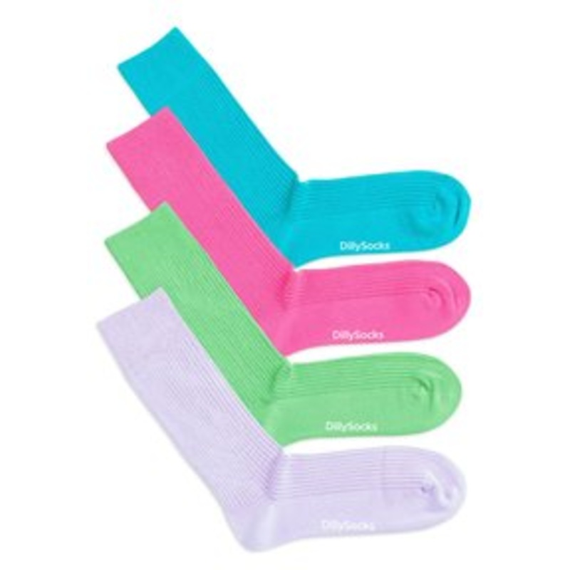 DillySocks 4ER PACK PREMIUM – Socken – ribbed color blocking/hellgrn