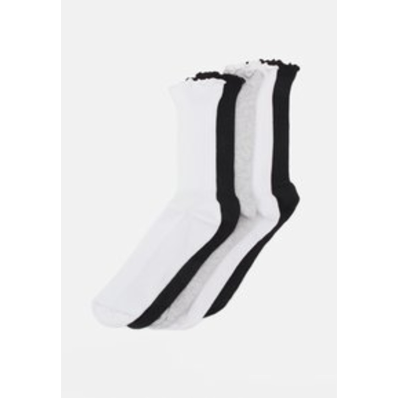 Even&Odd 5 PACK – Socken – light grey – 101_white – 001_black – 802/hellgrau