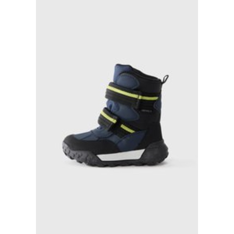 Geox TREKKYUP – Snowboot/Winterstiefel – navy/lime/dunkelblau