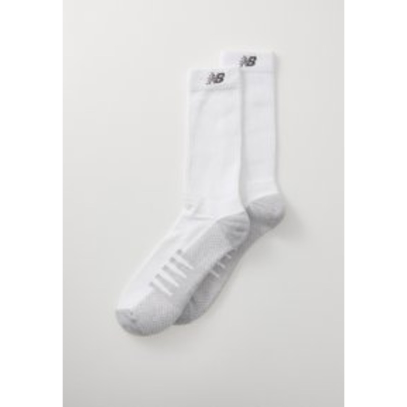 New Balance COOLMAX CREW 2 PACK UNISEX – Socken – white/wei