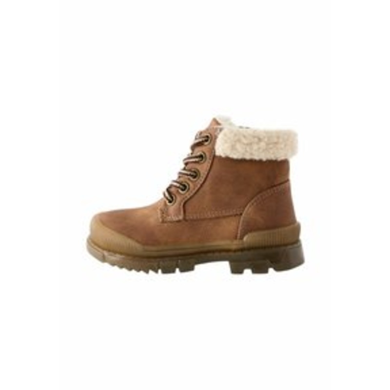 Next BUMP TOE DETAIL WITH INSIDE ZIP – REGULAR FIT – Snowboot/Winterstiefel – tan brown/braun