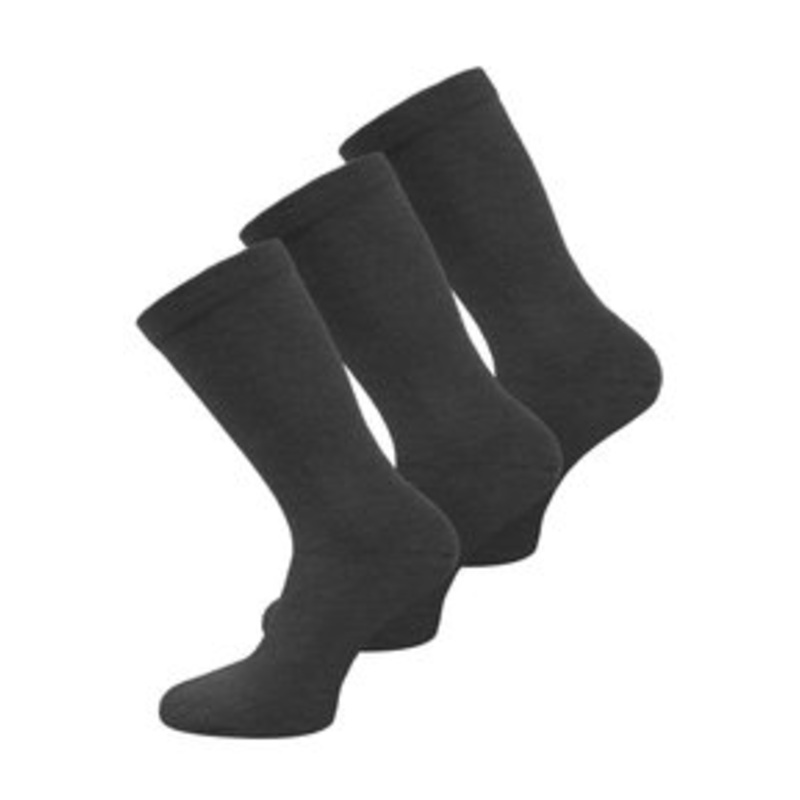Normani 3 PAAR  MIT KOMFORTBUND – Socken – anthrazit