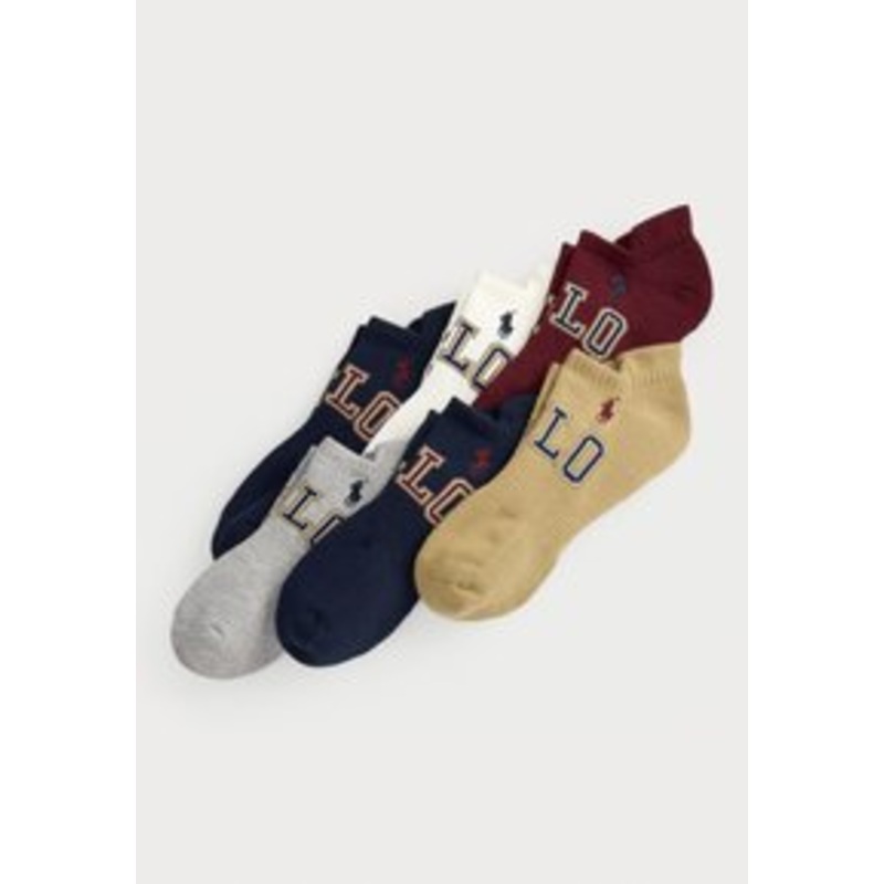 Polo Ralph Lauren LOGO LOW-CUT SPORT 6-PACK – Socken – cream/navy/wine/green/olive/schwarz