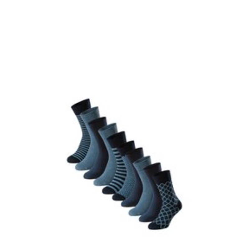 Schiesser 10ER PACK BIRD – Socken – blau-mix/blau