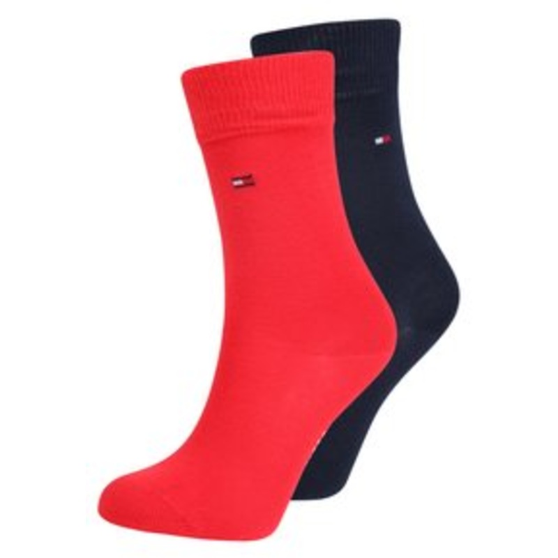 Tommy Hilfiger CHILDREN SOCK BASIC UNISEX 2 PACK – Socken – tommy original/rot