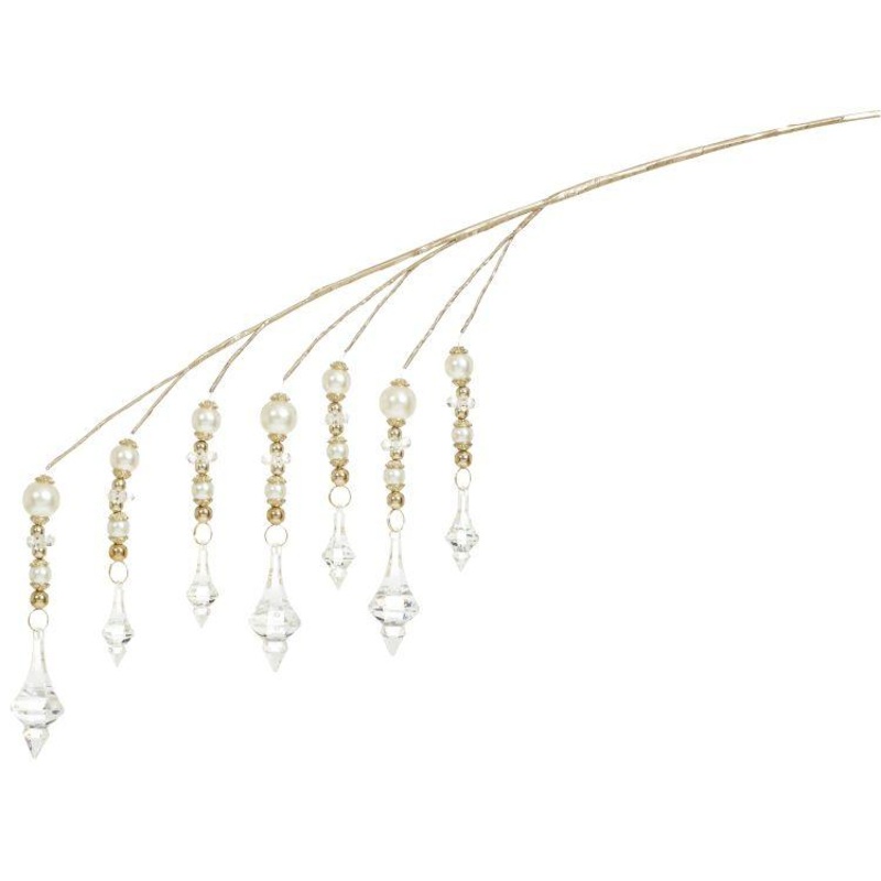 Pearl Diamond Spray – 26 Inches