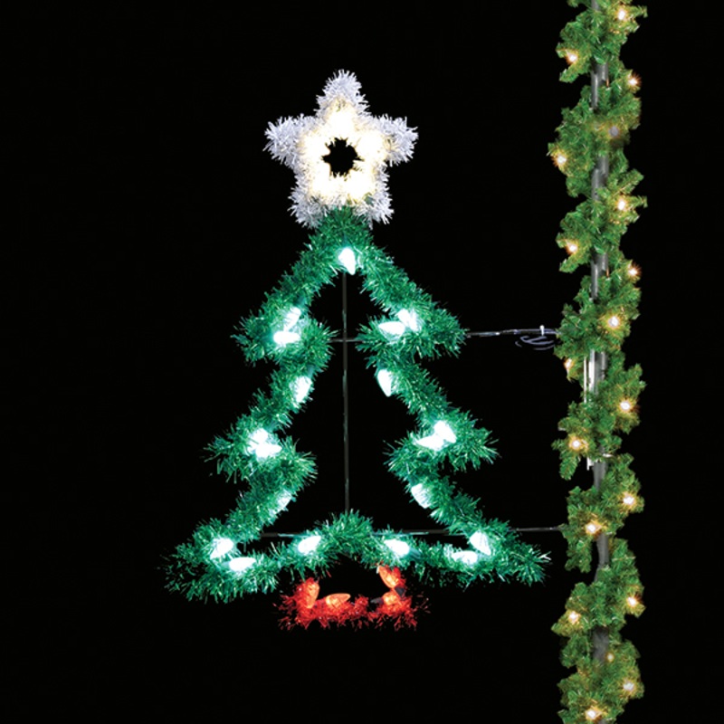 Fantasy Tree With Star Pole Mount