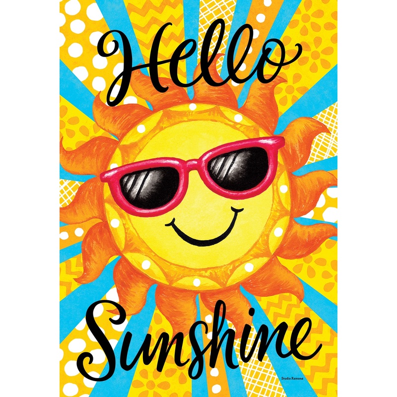 Hello Sunshine-Flag by Studio Ramona