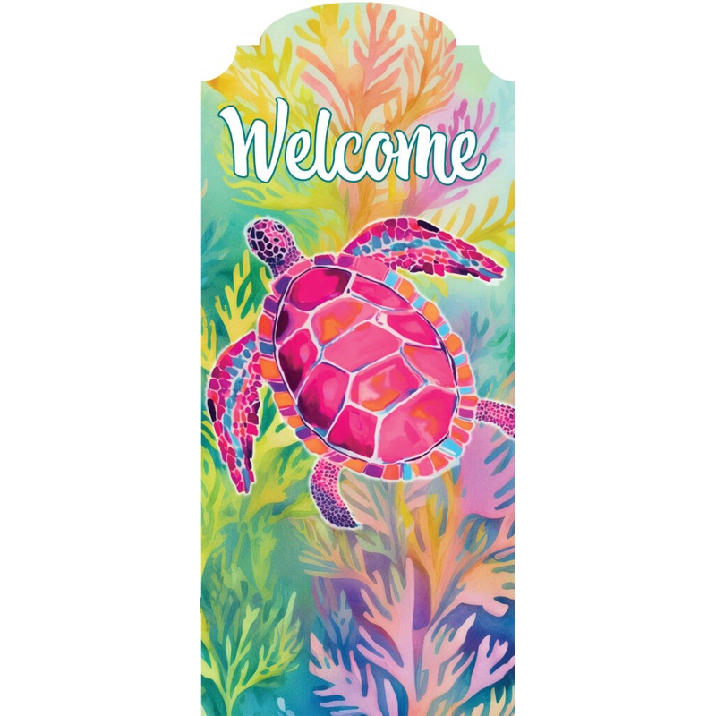 Watercolor Turtles-YarDecor