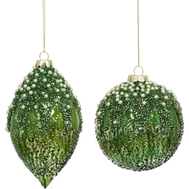 Winter Ornament, Assortment of 2 – 4-5 Inches, Set of 6