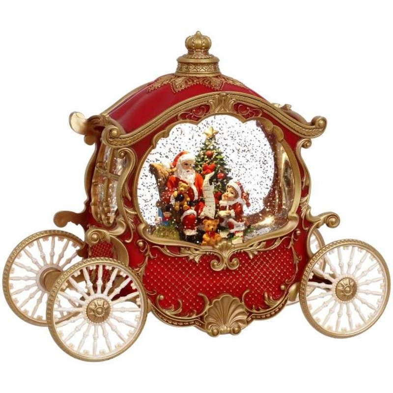 MUSICAL CARRIAGE WITH SANTA
