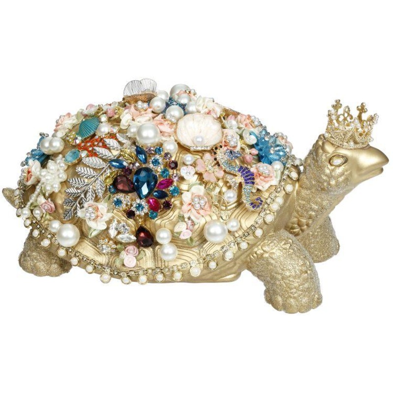 Jeweled Turtle, Large – 12 x 5.5 Inches