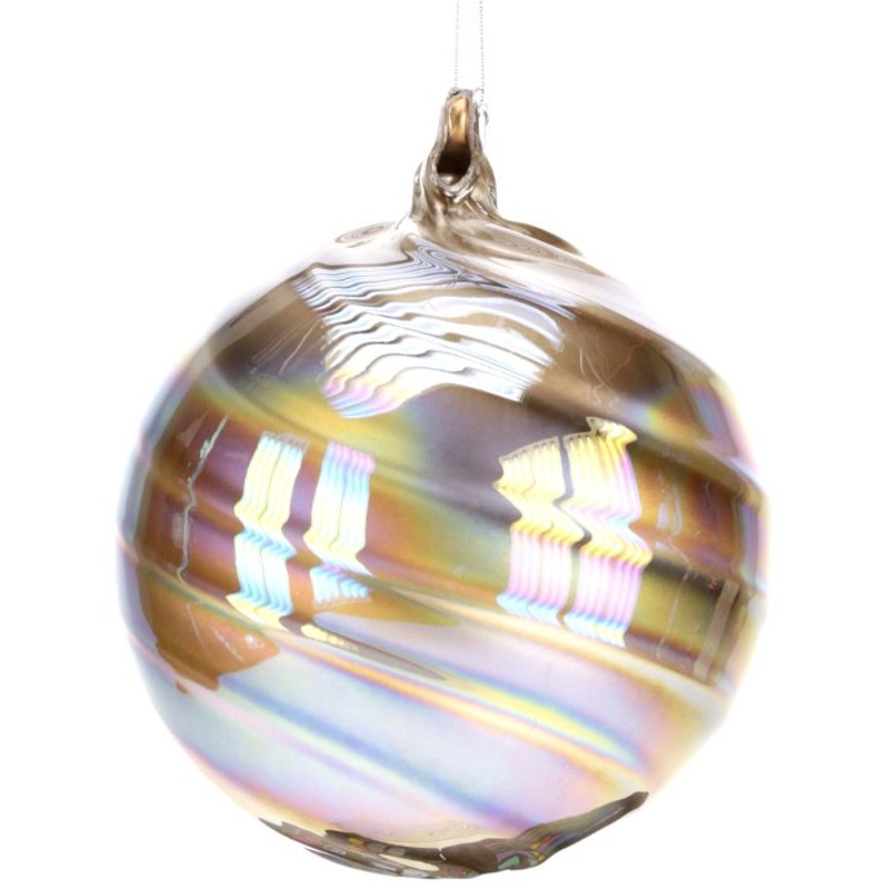 Swirl Gold Ornament – 6 Inches