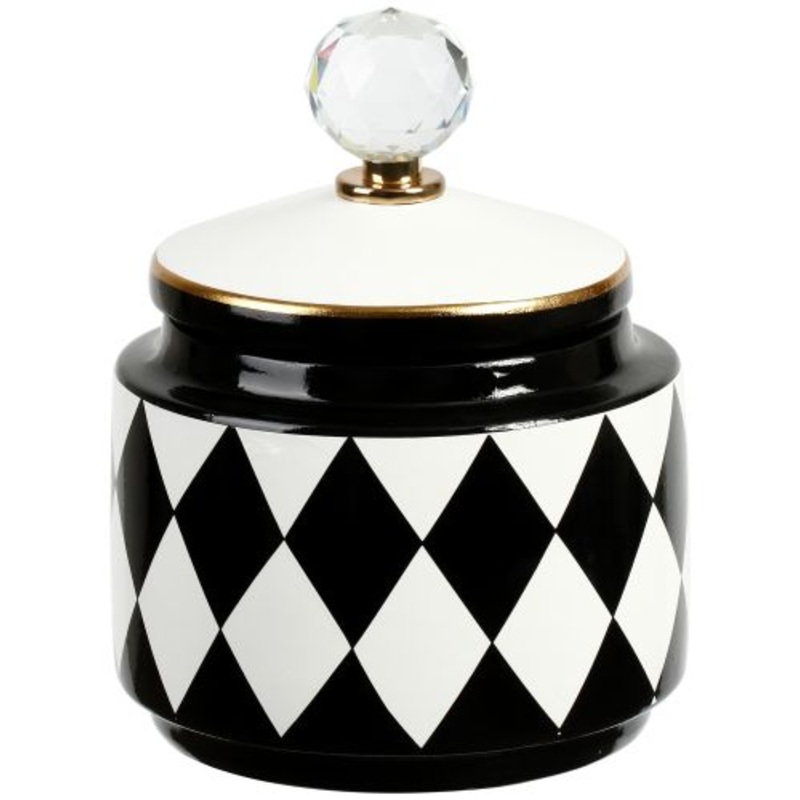 Harlequin Unr with Lid, Small – 8 Inches