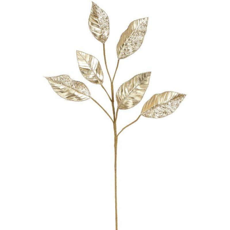 Sparkle Magnolia Spray 27 Inches