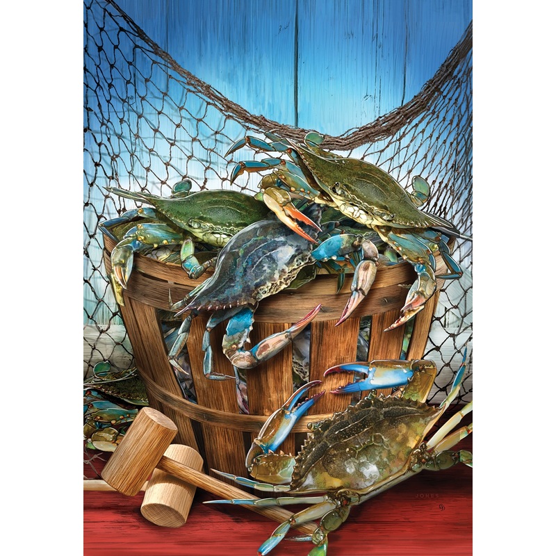 Blue Crabs-Flag by Larry Jones