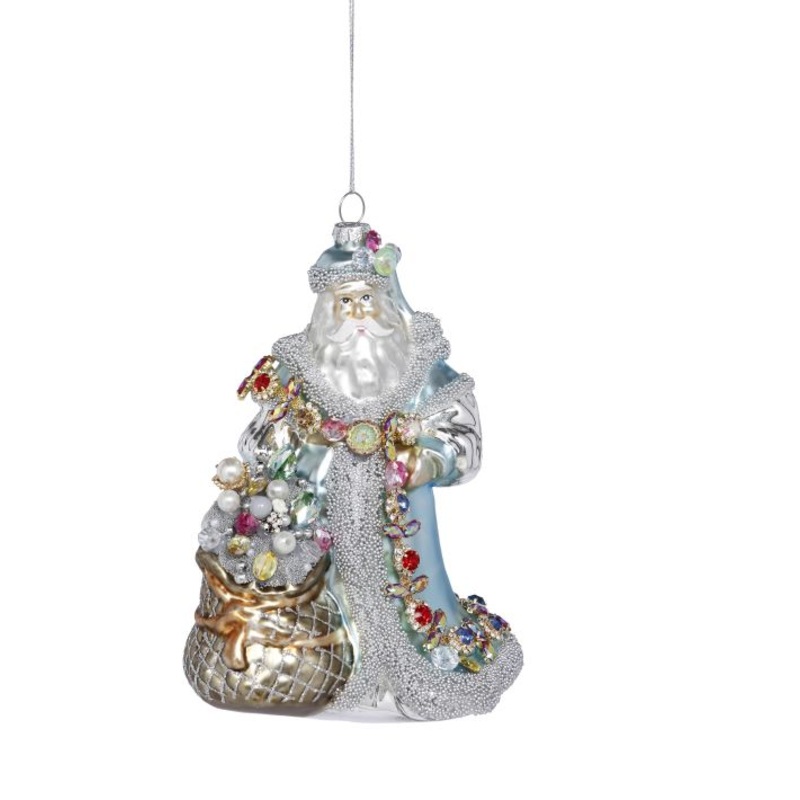 Night Before Christmas Santa Ornament, 8″, 38-03254