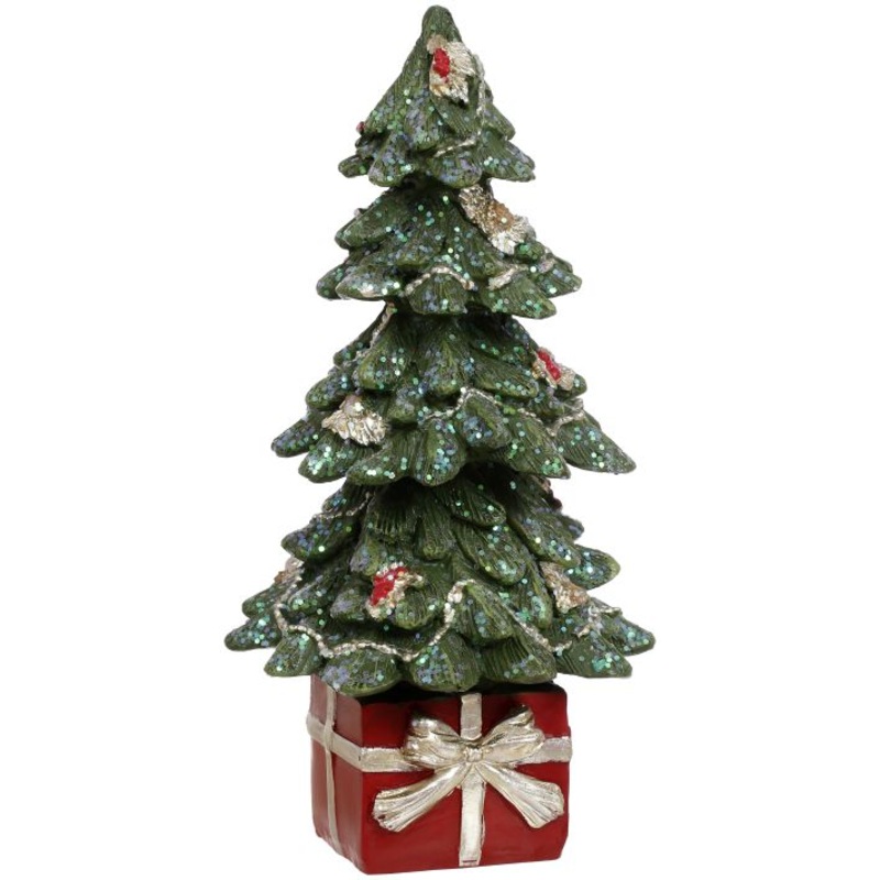 Christmas Tree on Gift Box – 7 Inches