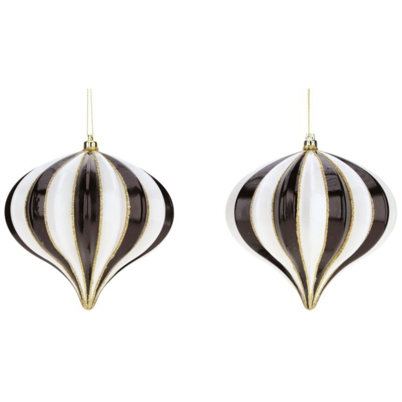 Embossed Fluted Ornament – 6 Inches