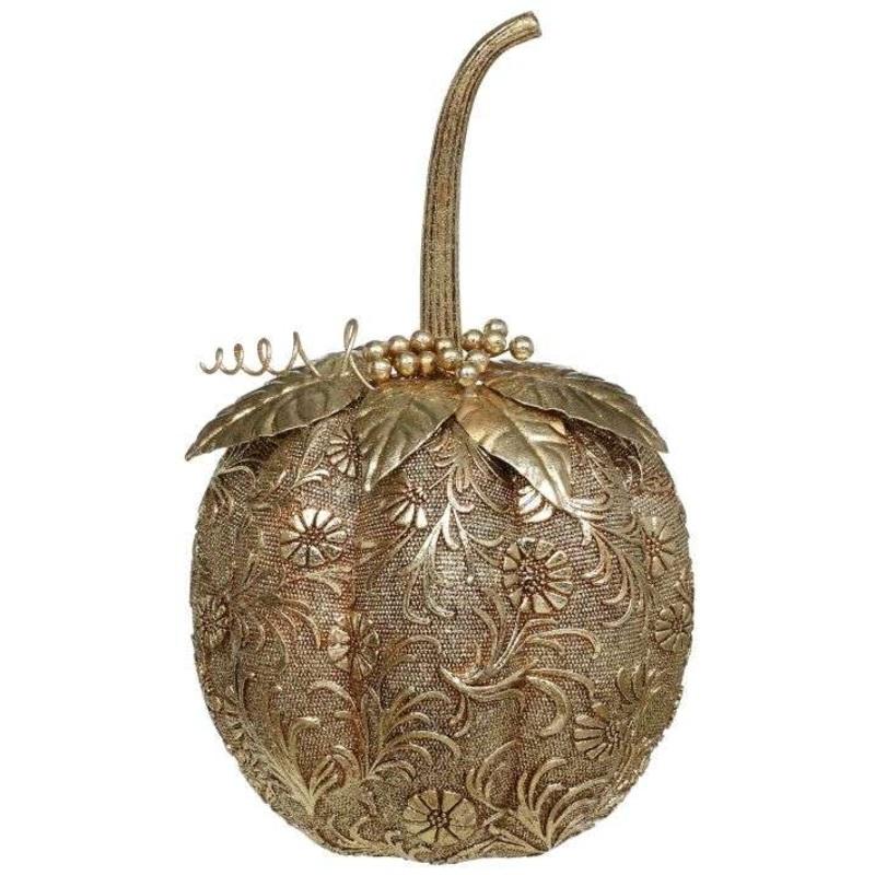 Glittered Pumpkin – 6 x 10.5 Inches