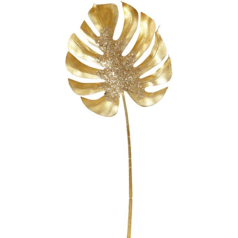 Glittered Monstera Pick – 27 Inches
