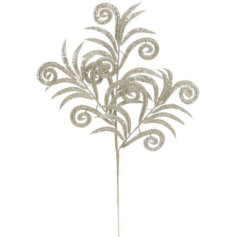 Curly Glittered Spray – 26 Inches, Set of 12