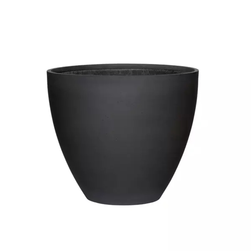 Fibre Cement Pot – 43cm(H) X 45cm(W) – Volcano Black