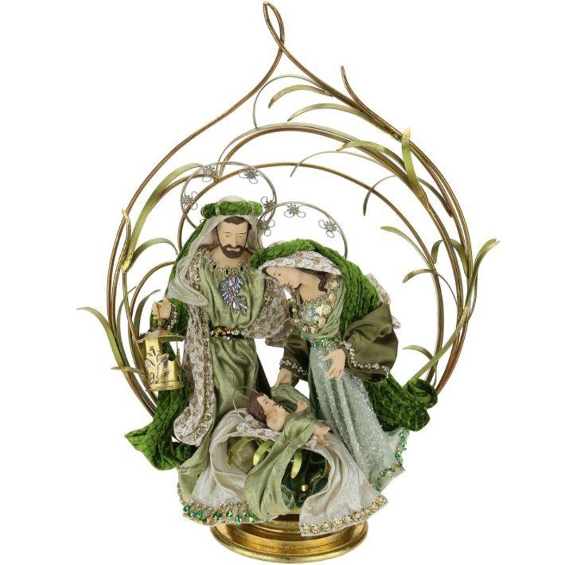 Holy Family with Creche  – 29 Inches