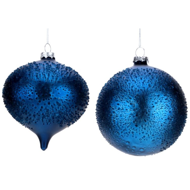 Antique Textured Ornament, Assortment of 2 – 4 Inches