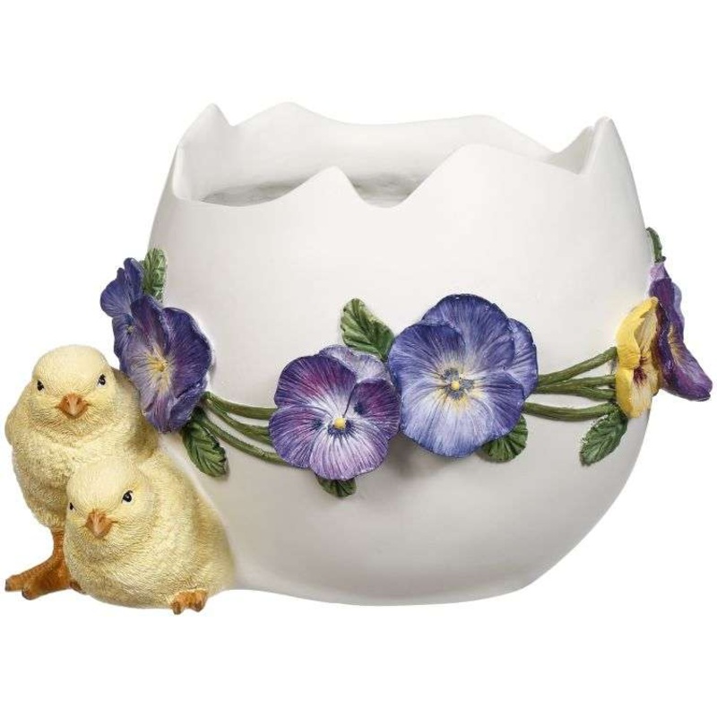 Chick with Eggl Planter – 8 x 5 Inches