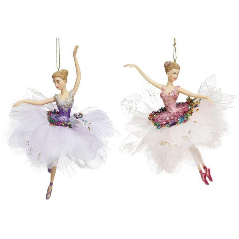 Sugar Plum Candy Ballerina, Assortment of 2 – 6-7 Inches