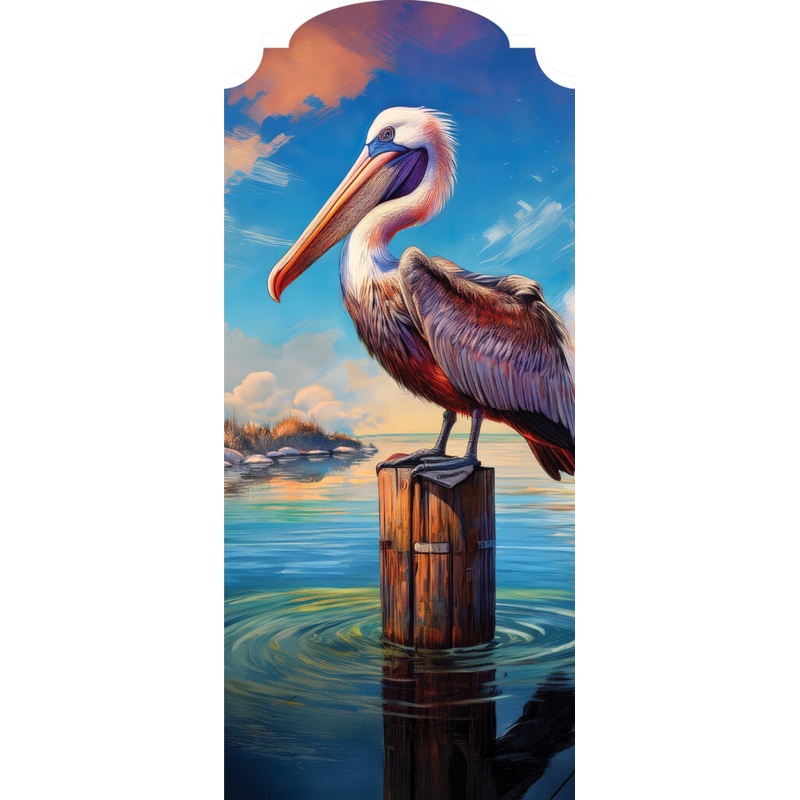 Pelican on Post-YarDecor