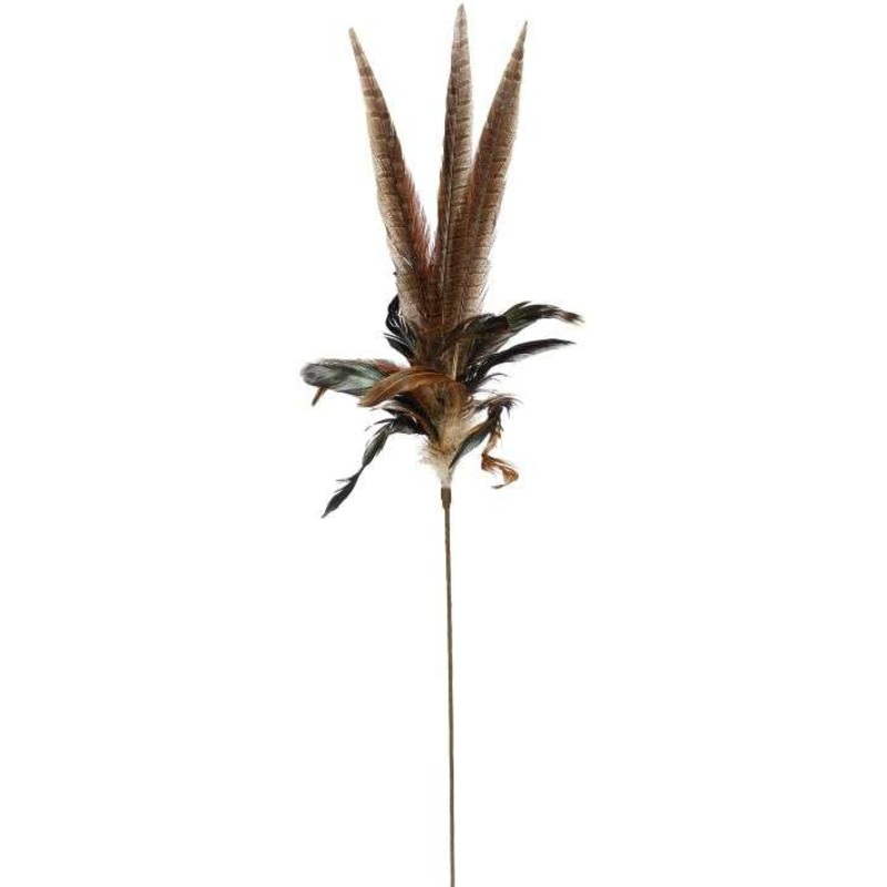 Pheasant Feather Spray – 31 Inches X3 Feathers, Set of 8