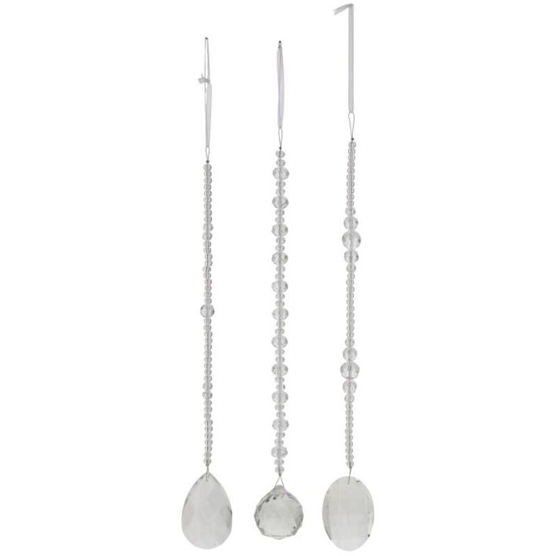 Iced Jewel Ornament, Assortment of 3 – 12 to 13 Inches