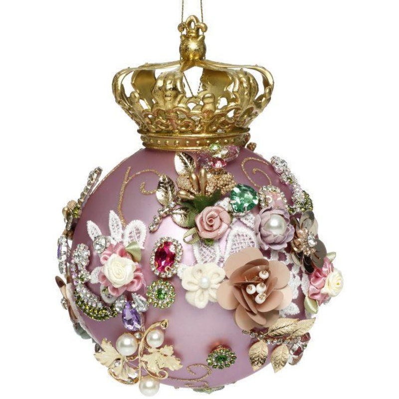 Crown Jewels Ornament, Purple – 7 Inches