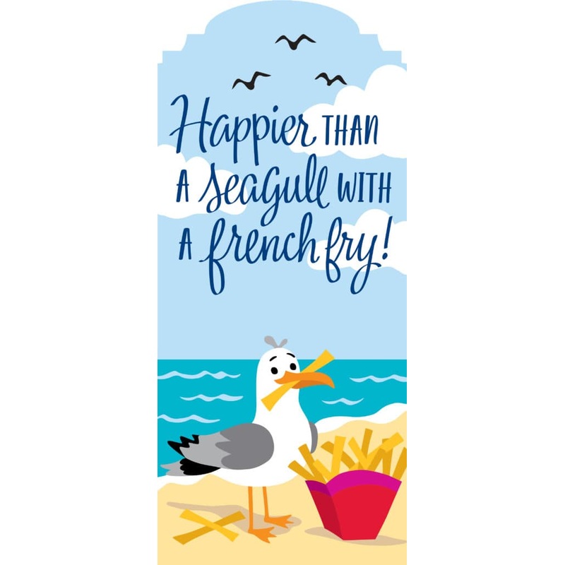 Happier than a Seagull-YarDecor