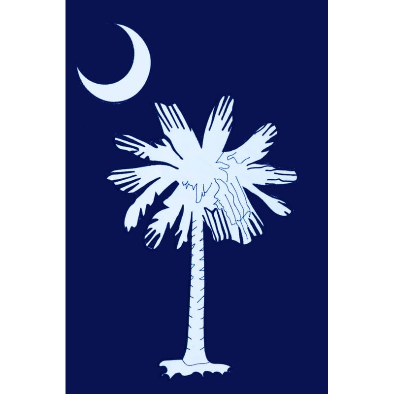 Palmetto Moon-Applique Flag