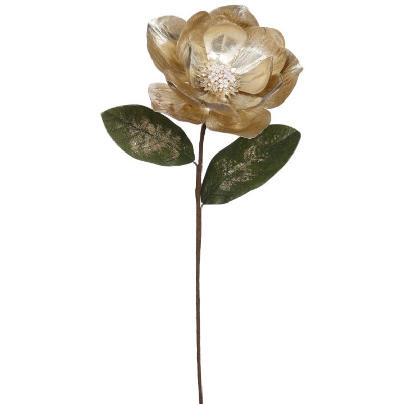 Jeweed Magnolia Stem, Large – 24 Inches, Set of 12