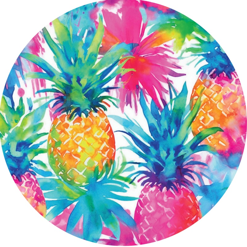 Watercolor Pineapples-Suncatcher