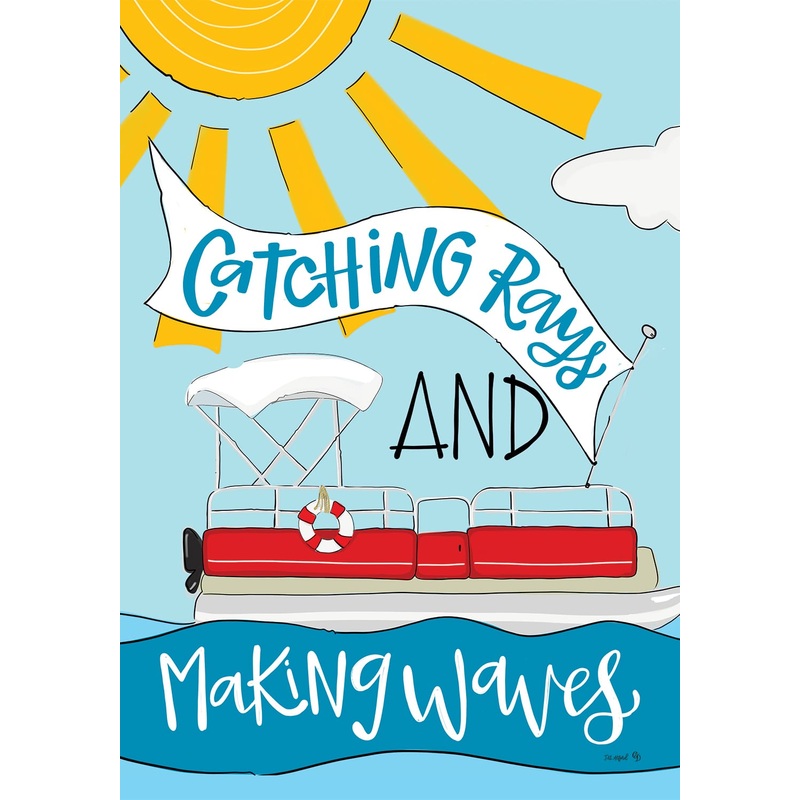 Catching Rays-Flag by Jill Alford